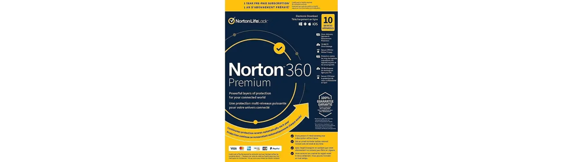 Norton 360 Premium – 1-Year / 10-Device – USA/Canada