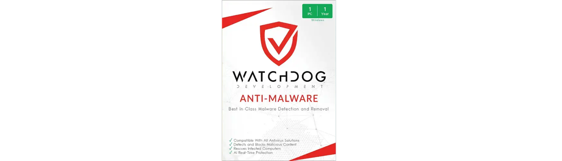 Watchdog Anti-Malware – 1-Year / 1-PC