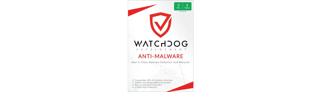 Watchdog Anti-Malware – 2-Year / 3-PC